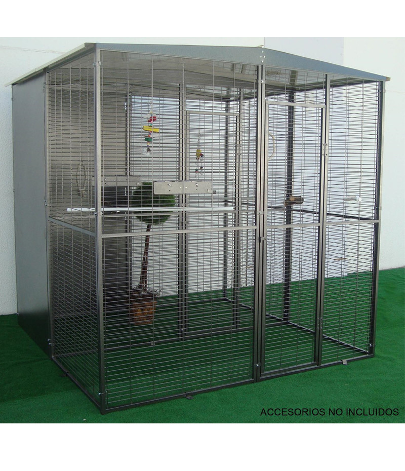 Volière d'extérieur Cage d'oiseaux Canaries Perroquet Jardin